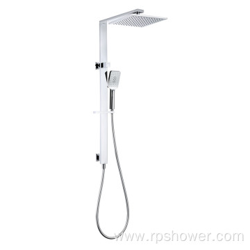 Square Shower Head with Hand Shower in Chrome